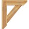 Ekena Millwork Traditional Slat Rough Sawn Bracket, Western Red Cedar, 6"W x 30"D x 34"H BKT06X30X34TRA06RWR - alternate 3
